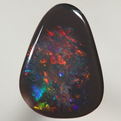SOLID BLACK OPAL Bright and strong red multicolour SEE VIDEO
